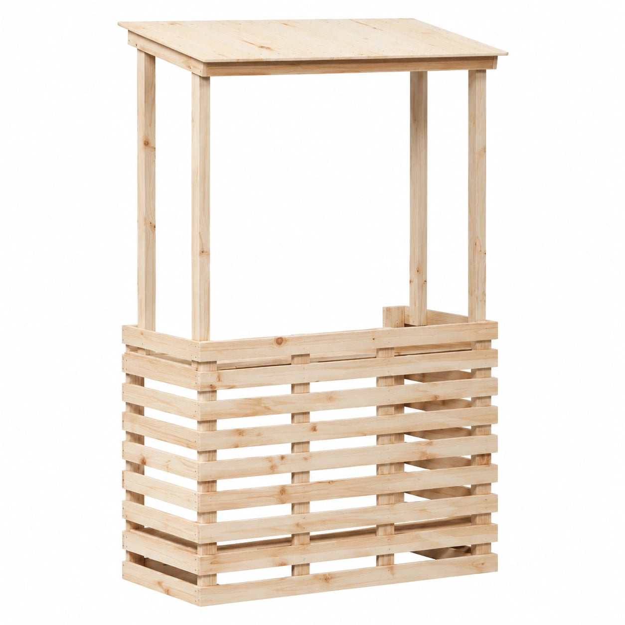Table de Jardin Ext¨¦rieure avec Rangement et ¨¦tag¨¨res