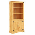 Armoire Biblioth¨¨que en Bois Massif 80 x 40 x 170 cm