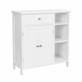 Armoire de salle de bain blanche avec tiroir et ¨¦tag¨¨res r¨¦glables