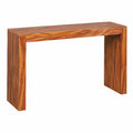 Table console en bois massif pour l'entr¨¦e, design ¨¦pur¨¦