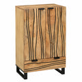 Buffet en Bois de Manguier avec Rangement pour Salle ¨¤ Manger