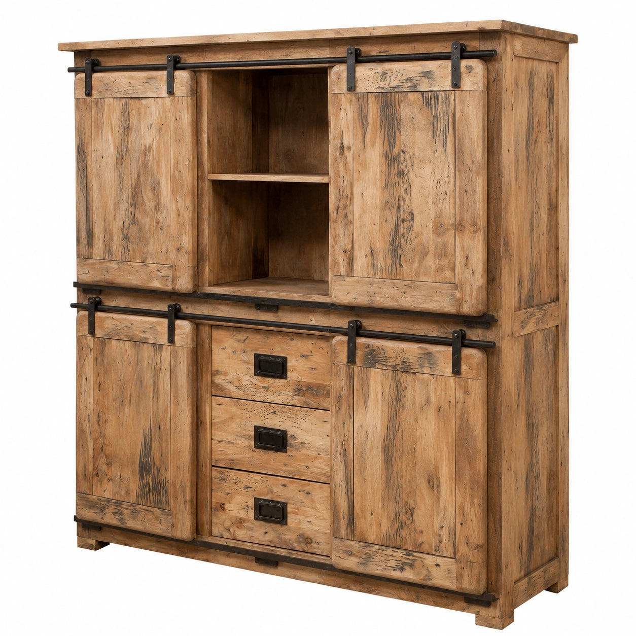 Buffet en Bois de Manguier et M¨¦tal
