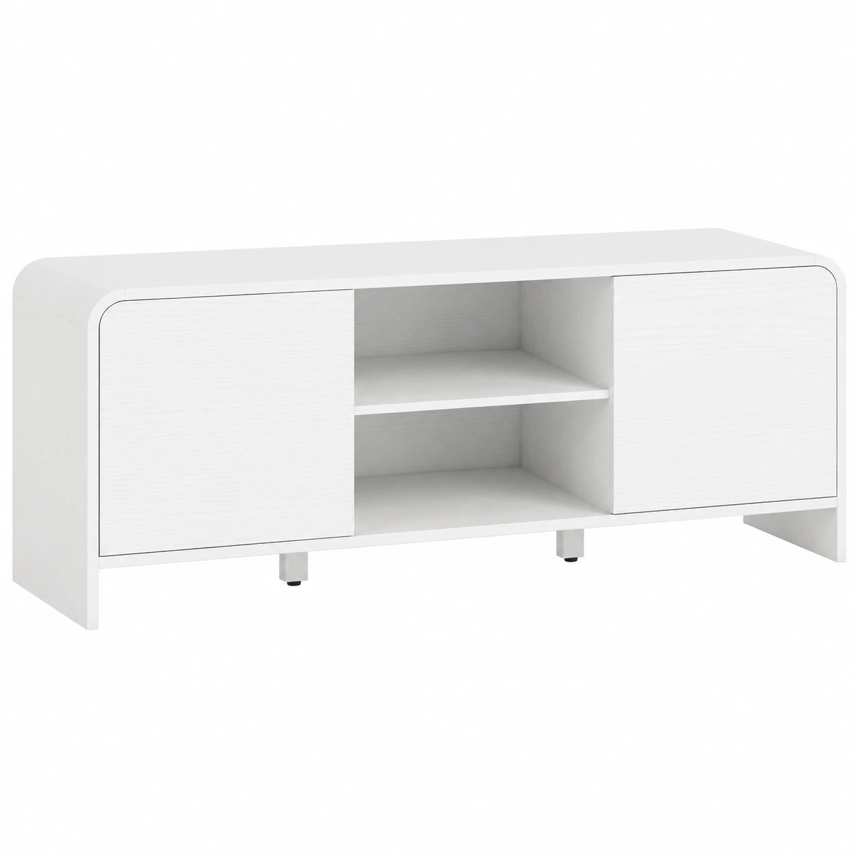 Meuble TV Scandinave avec ¨¦tag¨¨re R¨¦glable et Rangement