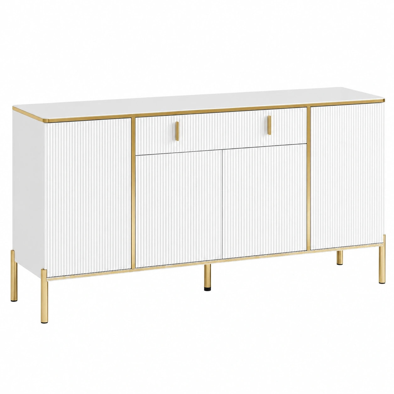 Buffet de Rangement ¨¤ ¨¦tag¨¨re R¨¦glable pour Cuisine et Salle ¨¤ Manger