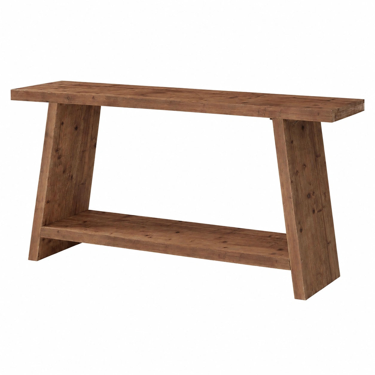 Console en Bois Massif avec Rangement pour Int¨¦rieur