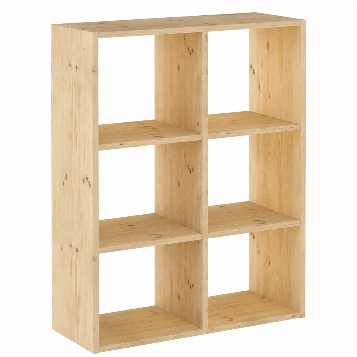 ¨¦tag¨¨re modulaire en bois massif 6 cubes